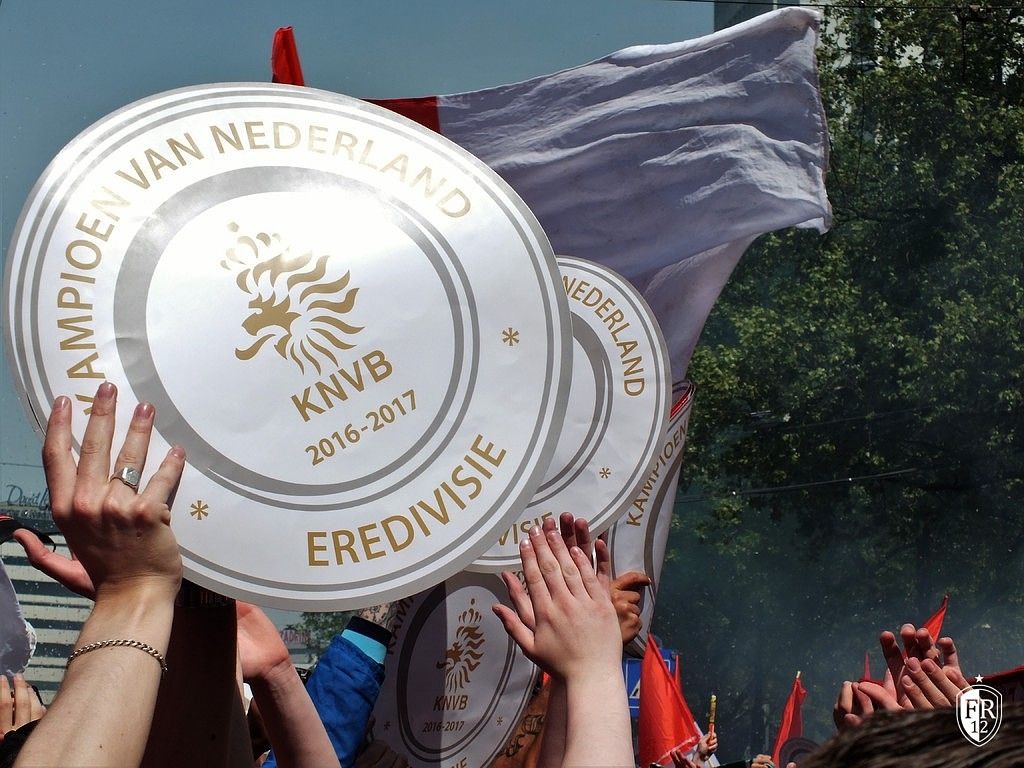 Huldiging op de Coolsingel