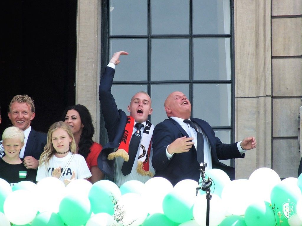 Huldiging op de Coolsingel