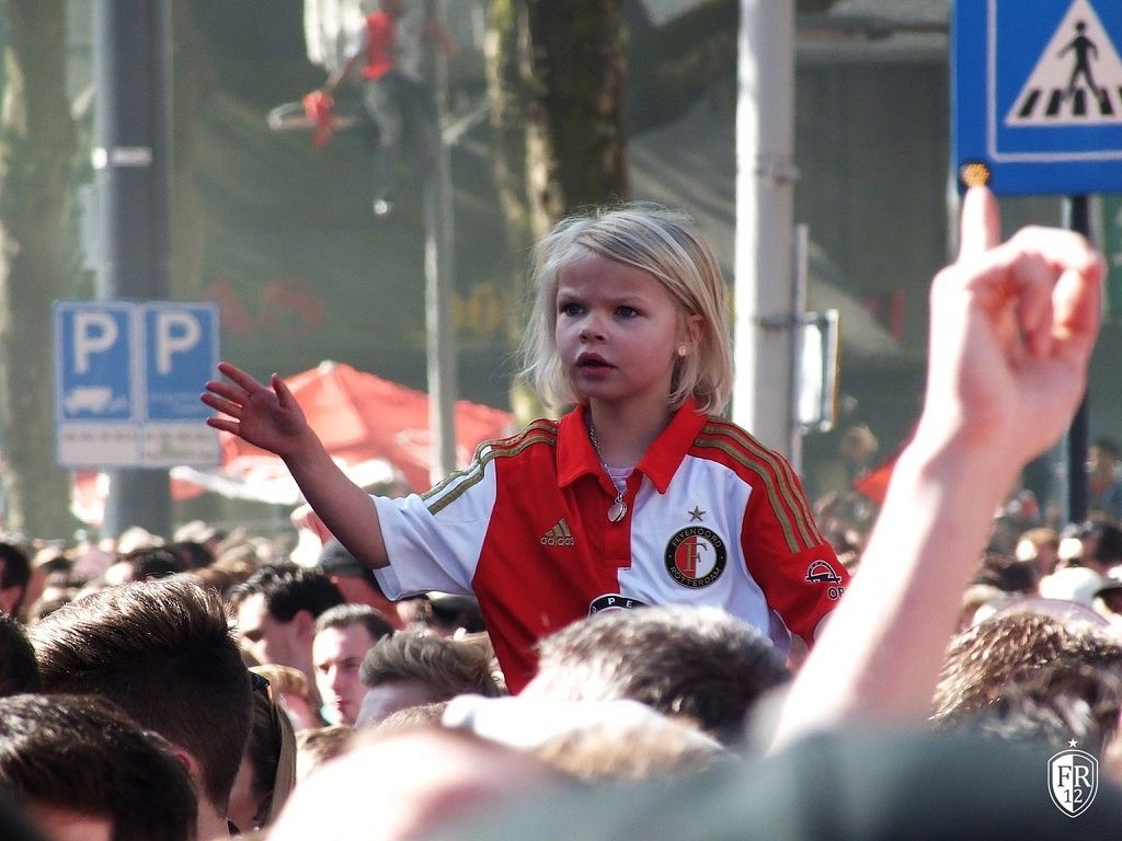 Huldiging op de Coolsingel