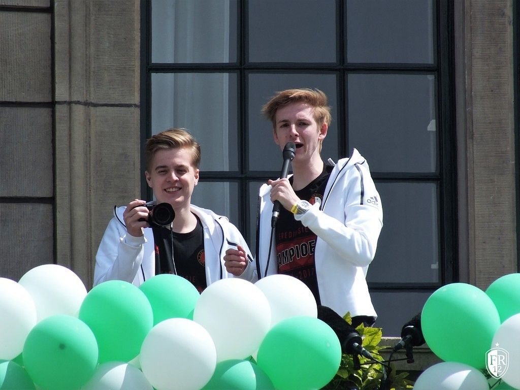 Huldiging op de Coolsingel