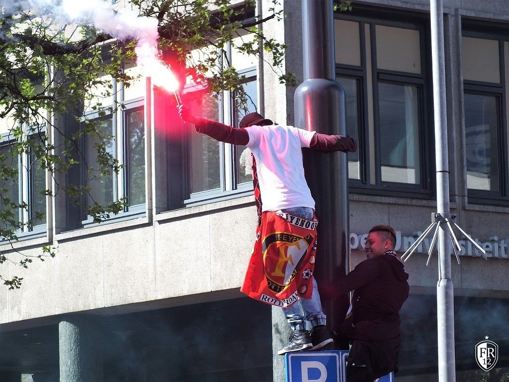 Huldiging op de Coolsingel
