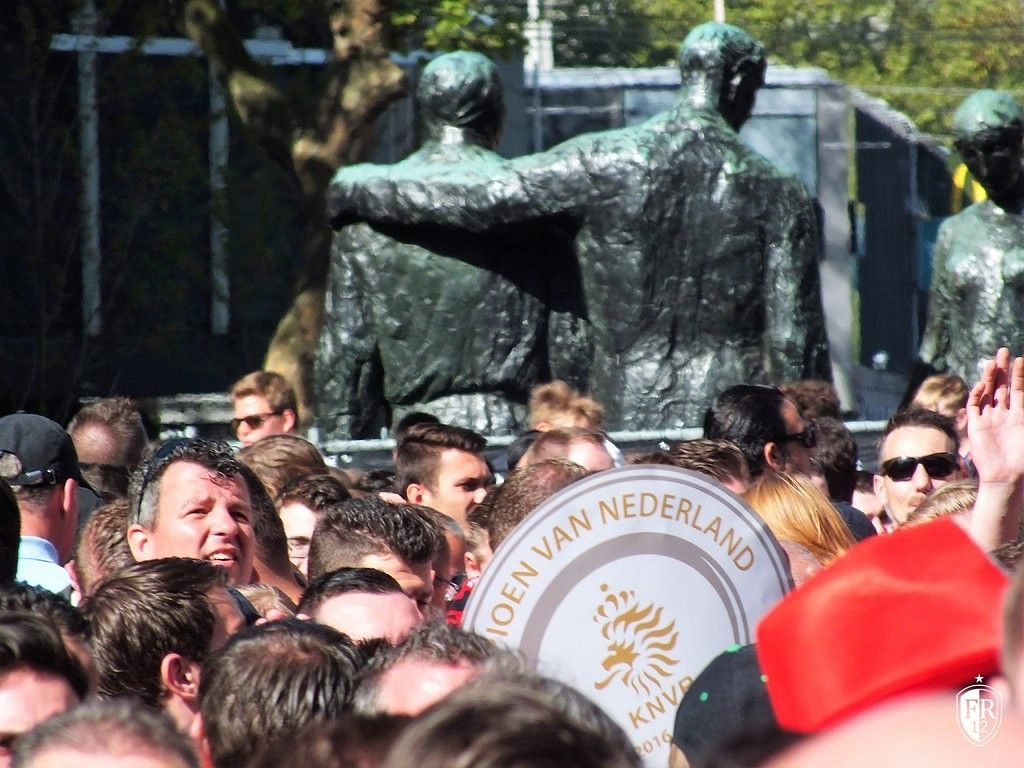 Huldiging op de Coolsingel
