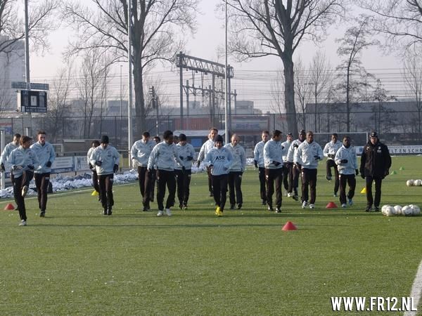 Dinsdagochtend training