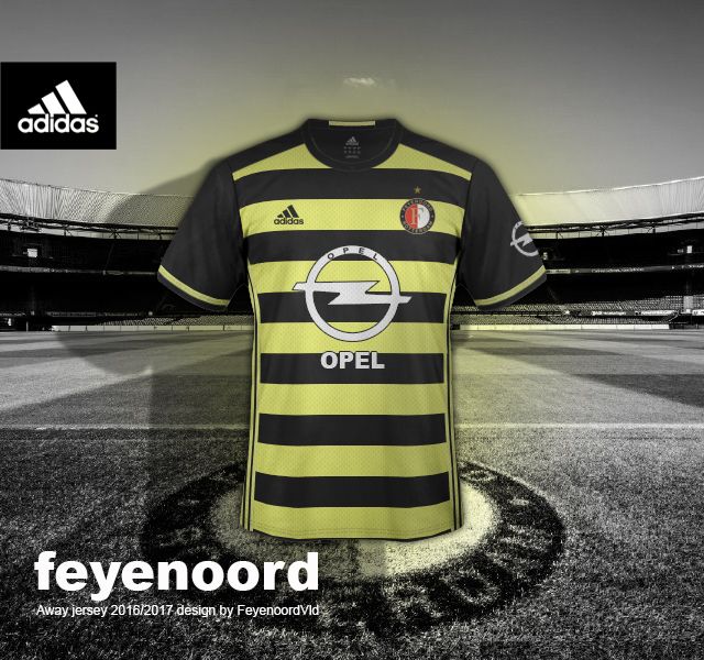 Acht ingezonden Feyenoord-uitshirt designs