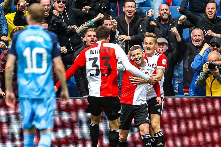 Feyenoord wint play-offs finale en gaat Europa in