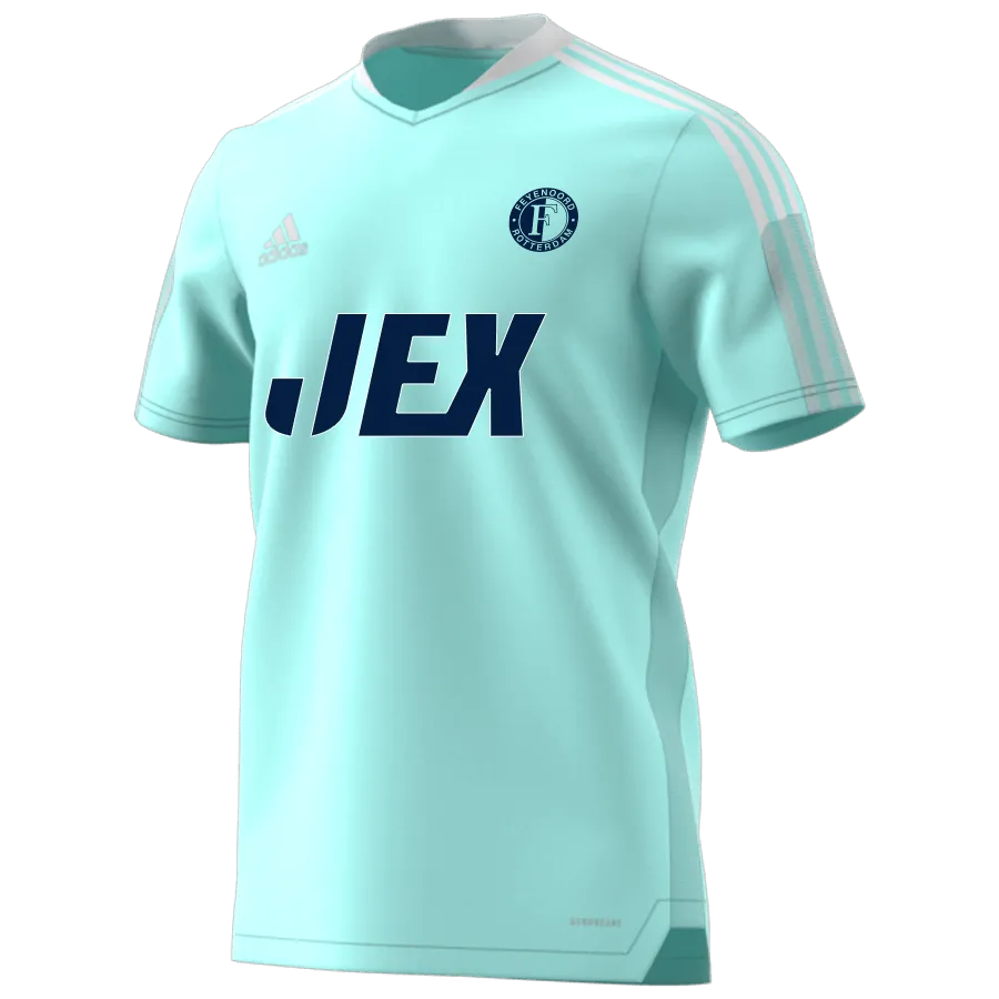 Nieuw trainingsshirt Feyenoord mintgroen