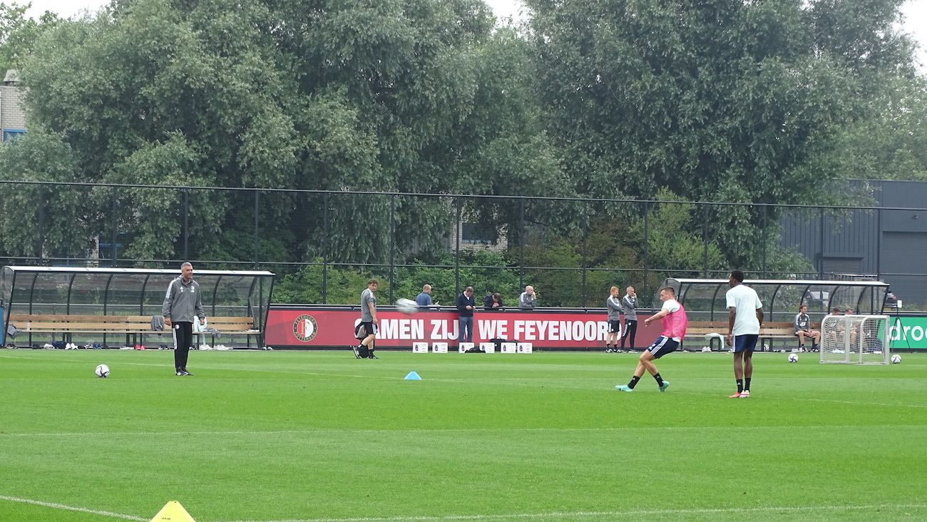 Fotoverslag eerste openbare training Feyenoord online