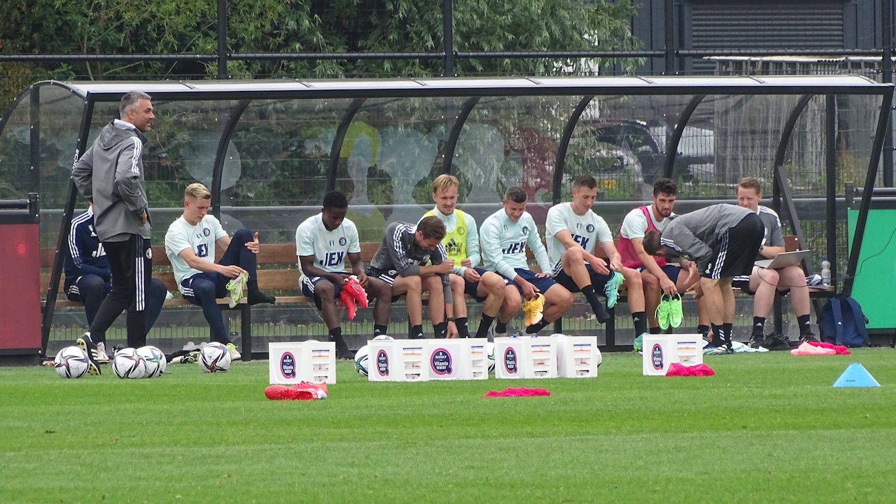 Fotoverslag eerste openbare training Feyenoord online