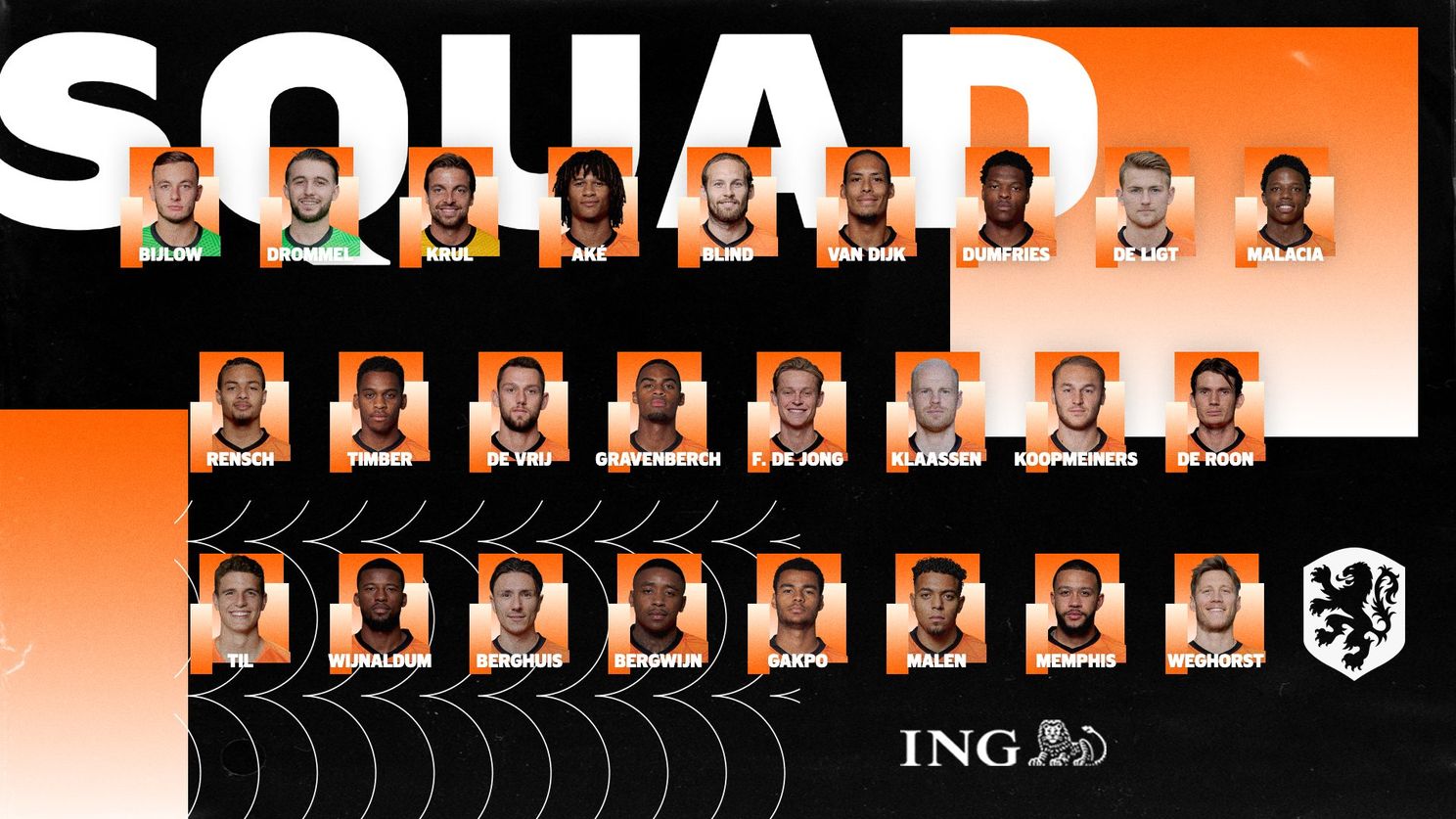 Bijlow, Til en Malacia opgeroepen voor Oranje