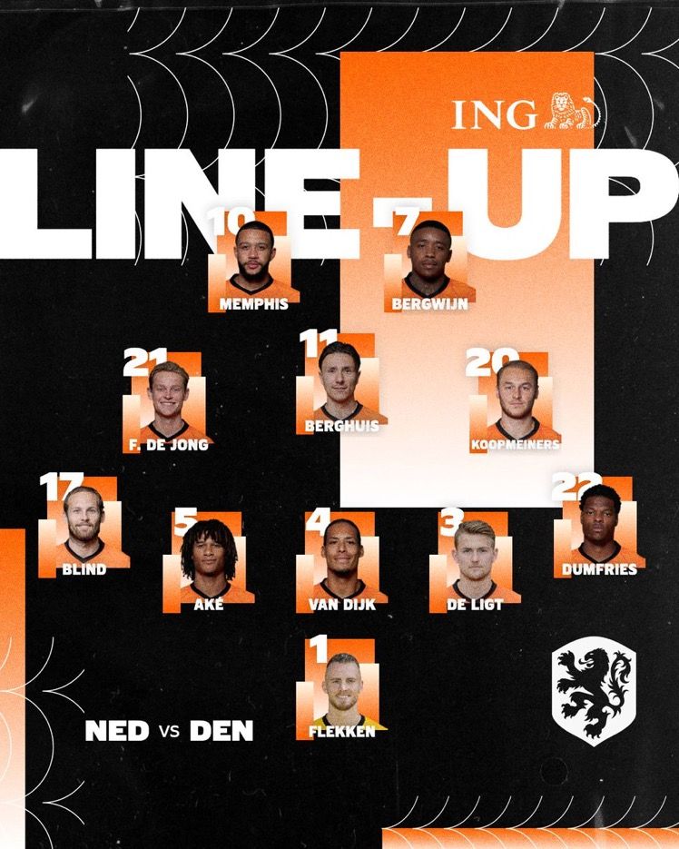 Internationals: Invaller Malacia wint met Oranje van Denemarken