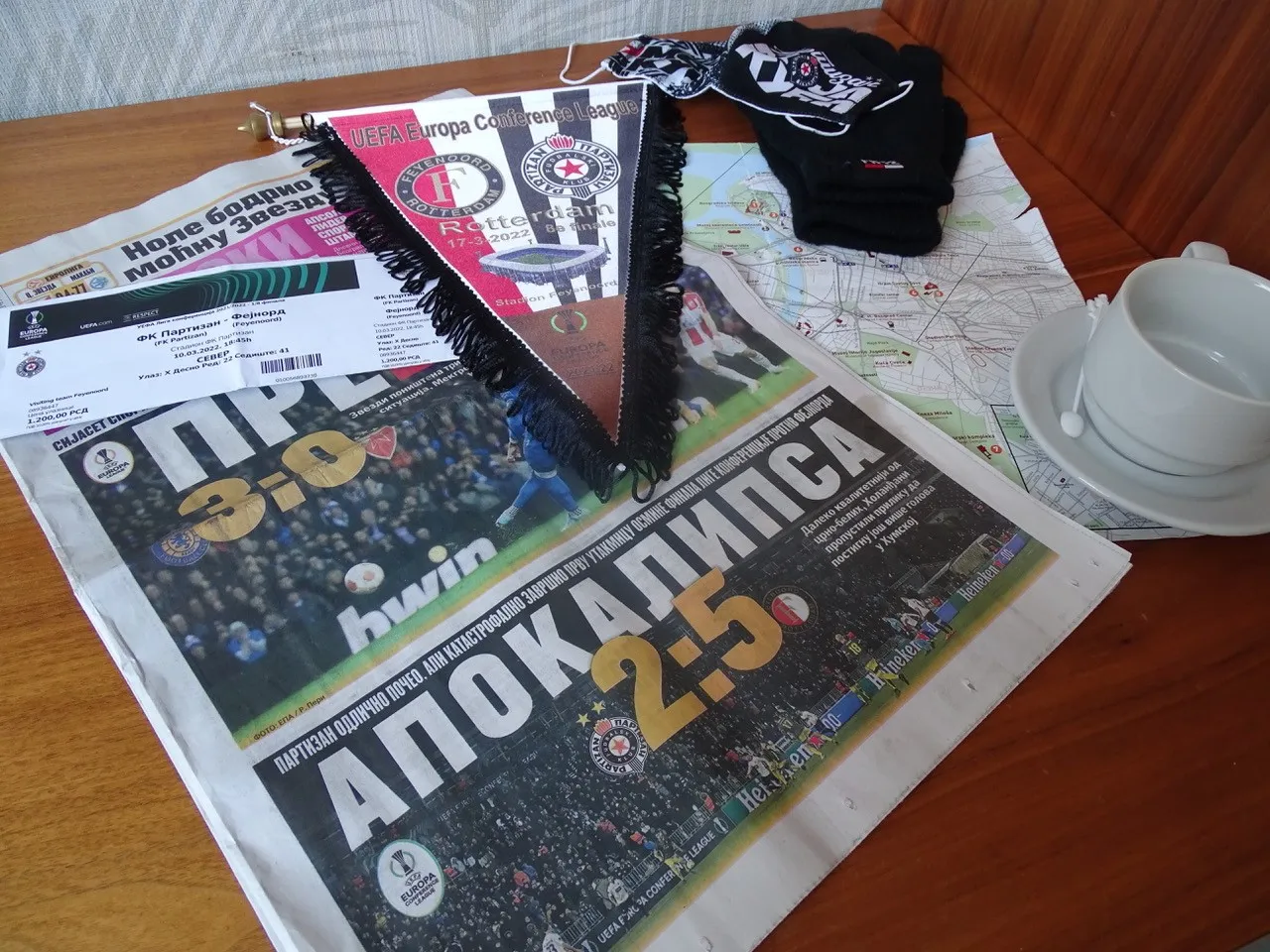 Fotoverslag FK Partizan - Feyenoord online