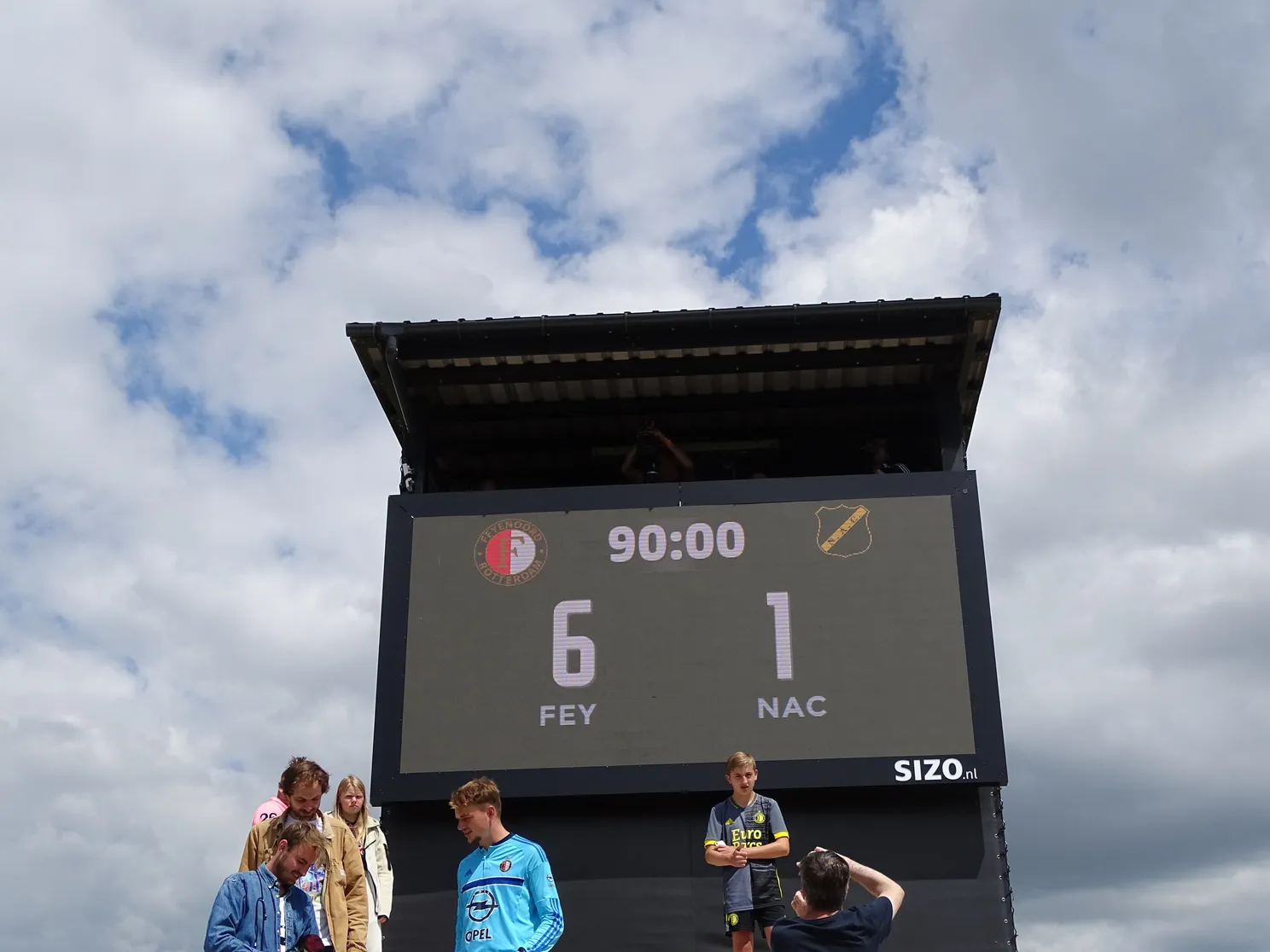 Fotoverslag oefenwedstrijd Feyenoord  - NAC Breda online