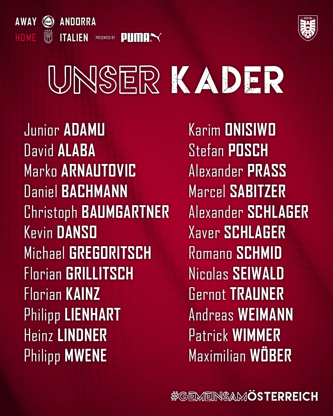 Pedersen, Bjørkan en Trauner opgeroepen voor nationale selectie