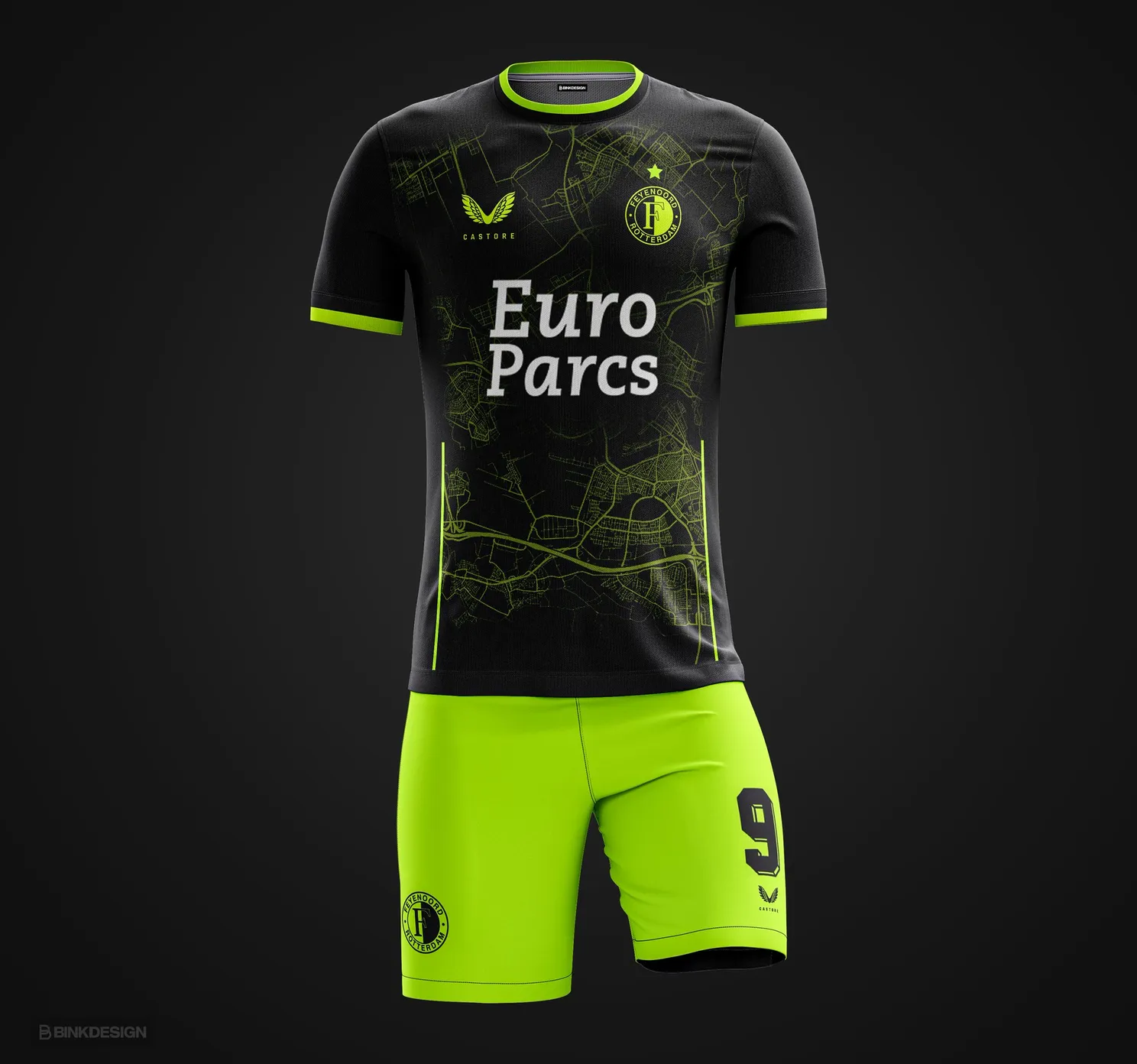 'Vierde tenue en thuisshirt van Feyenoord uitgelekt'