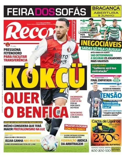 'SL Benfica schetst Feyenoord 'Enzo scenario' en maakt haast'