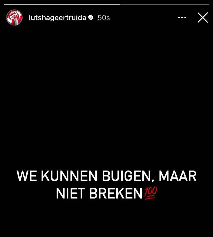 Geertruida reageert kort op het afketsen van zijn transfer