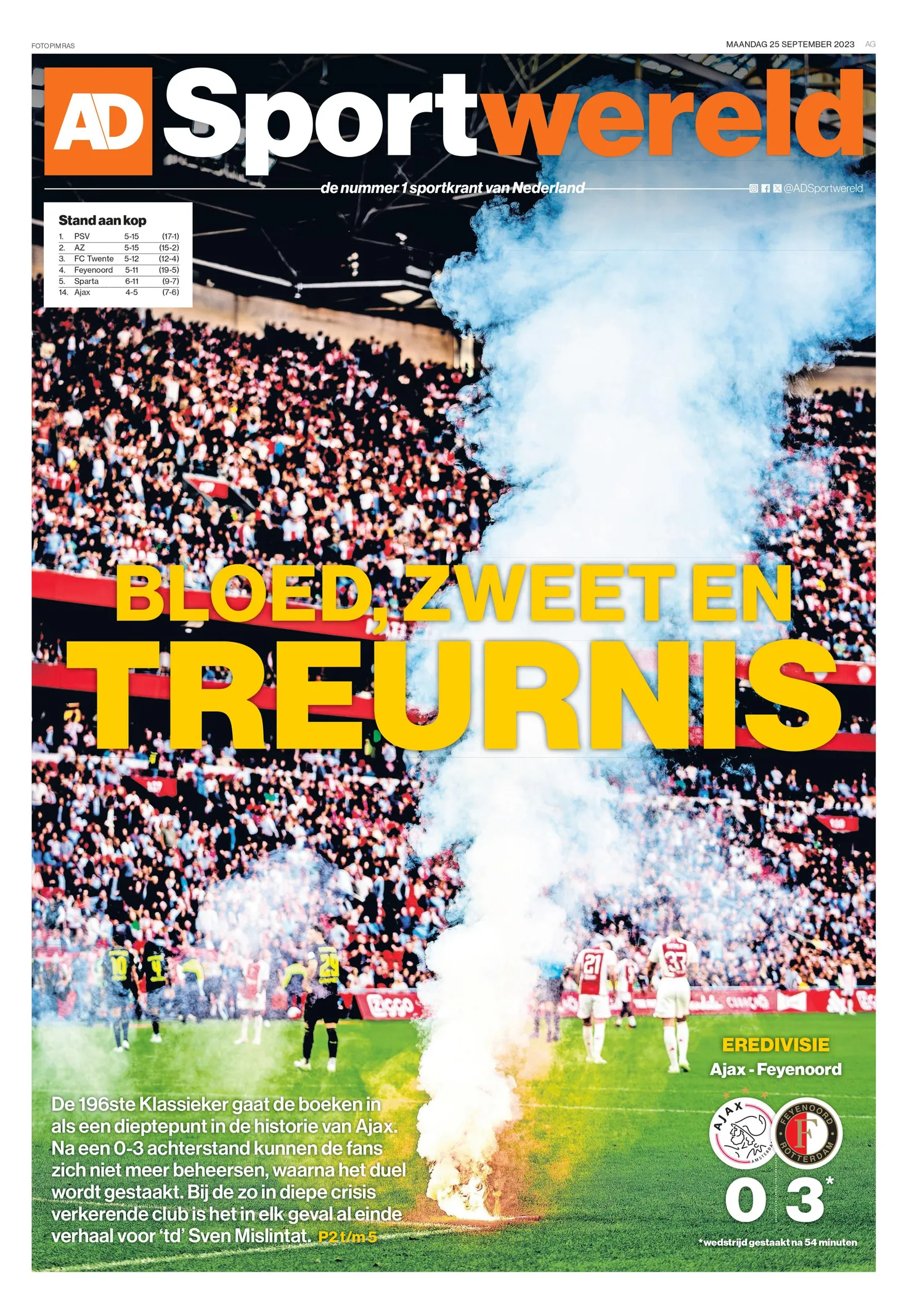 Ochtendjournaal: Gimenez dé grote ceremoniemeester