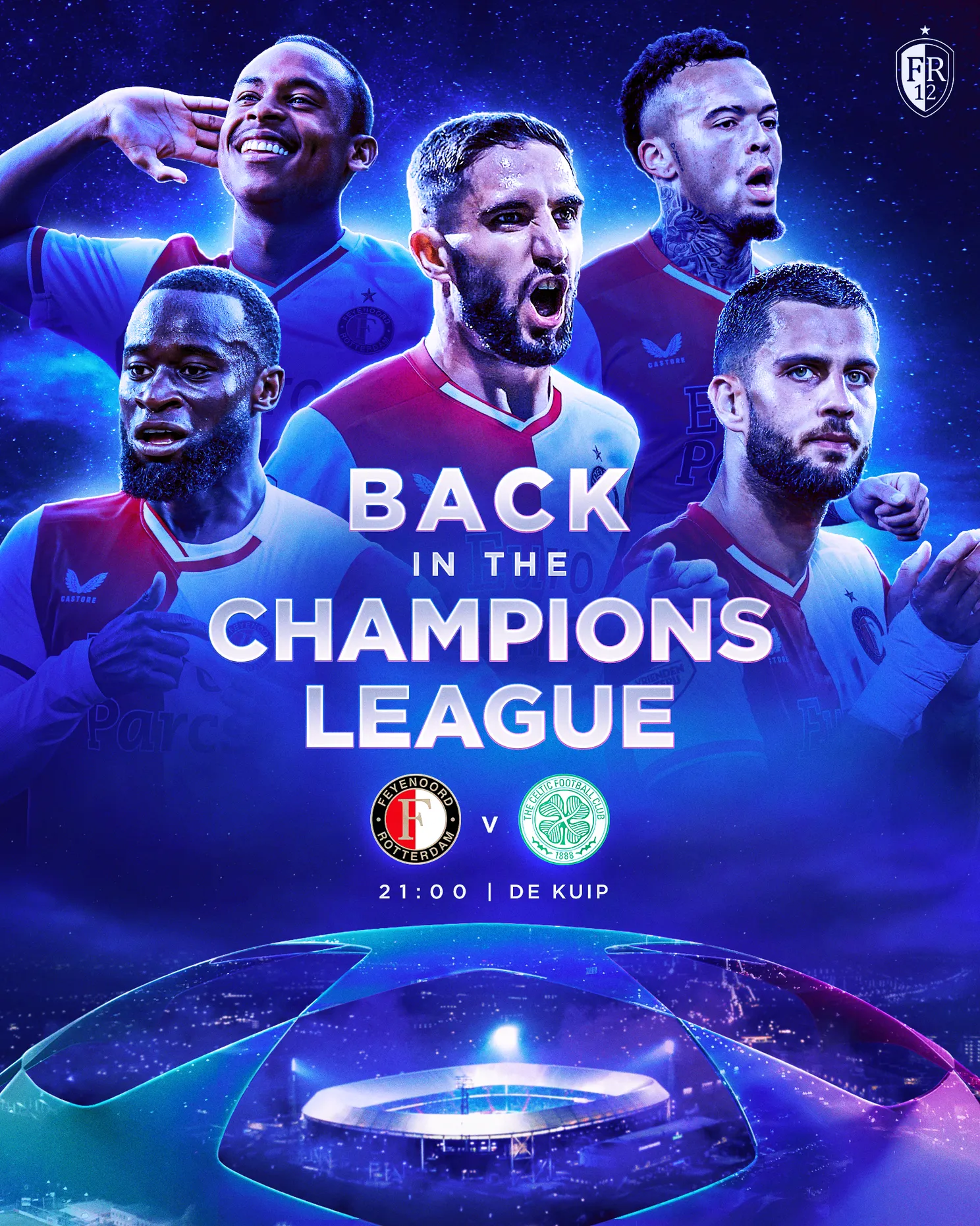 MATCHDAY! Feyenoord start Champions League-avontuur in De Kuip