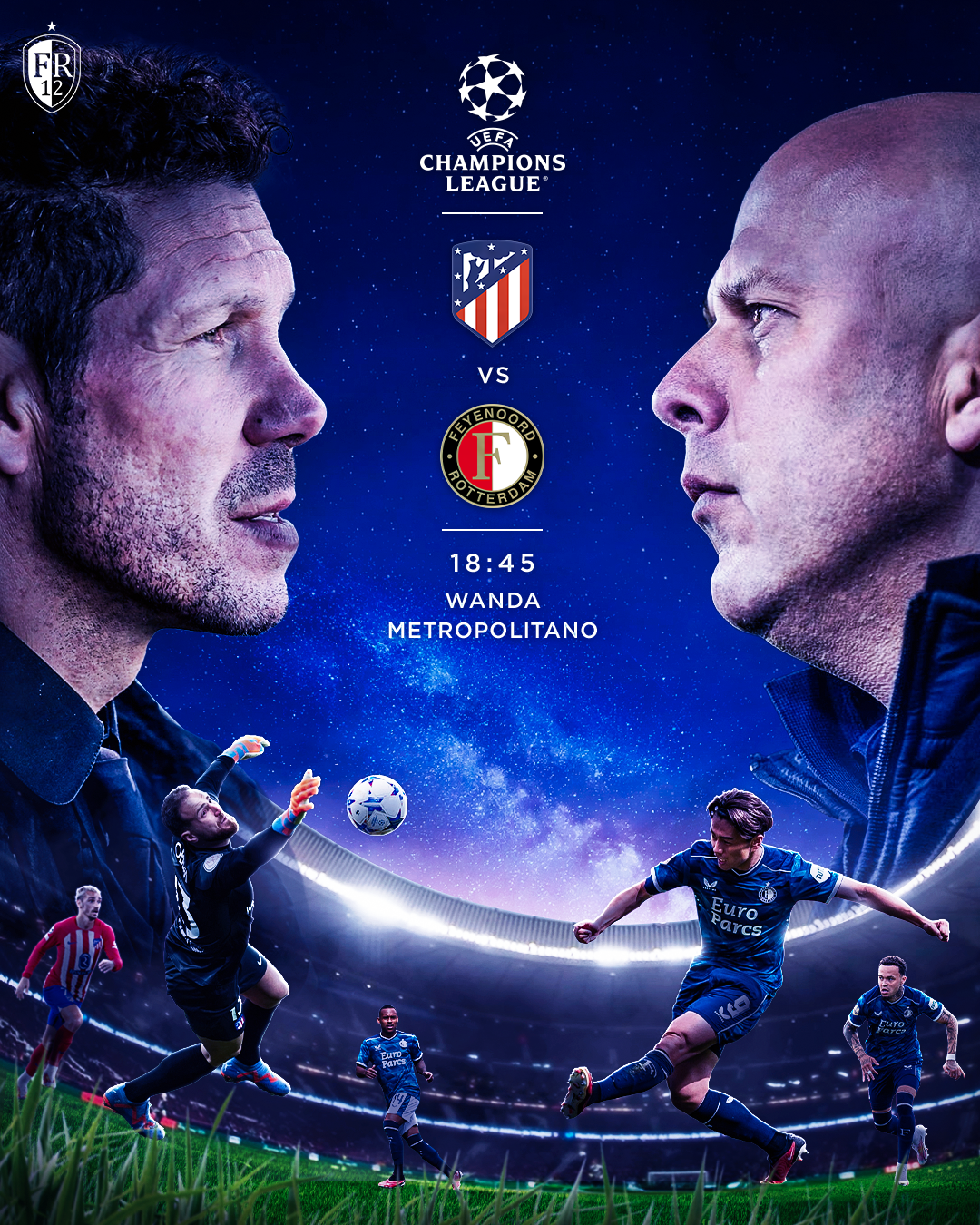 MATCHDAY! Feyenoord vervolgt Champions League-avontuur in Madrid