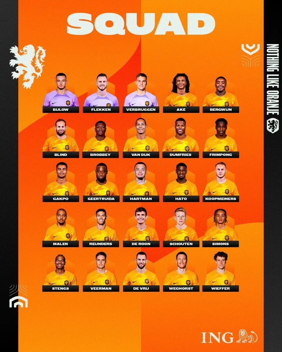 Vijf Feyenoorders in definitieve selectie Oranje