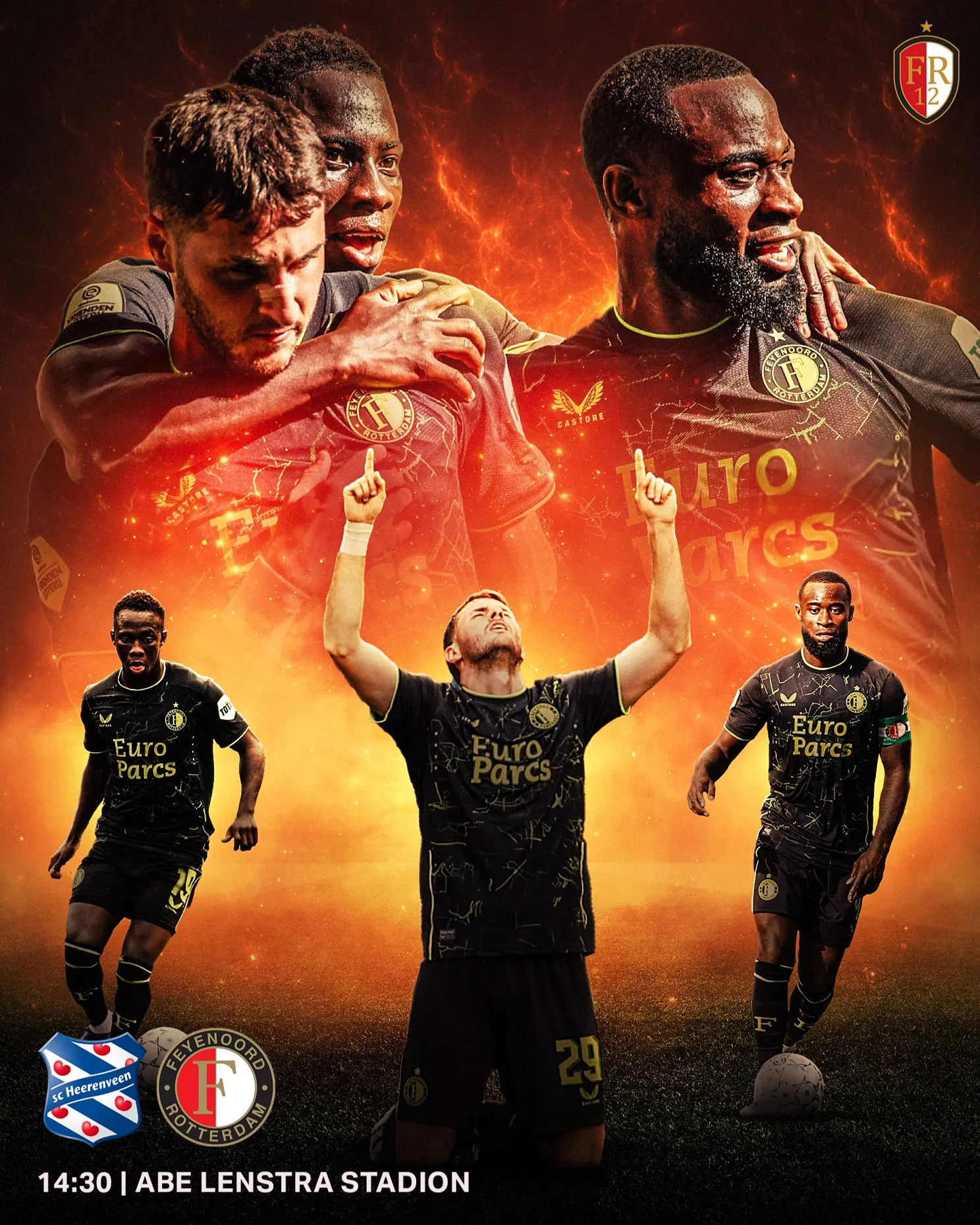 MATCHDAY! Feyenoord vervolgt Eredivisie in Heerenveen