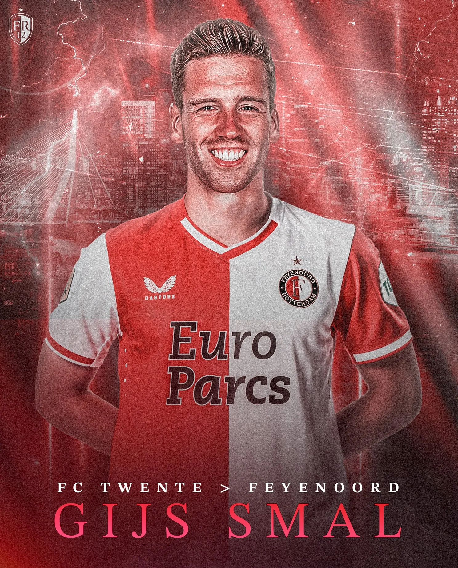 'Gijs Smal tekent voor vier seizoenen bij Feyenoord'