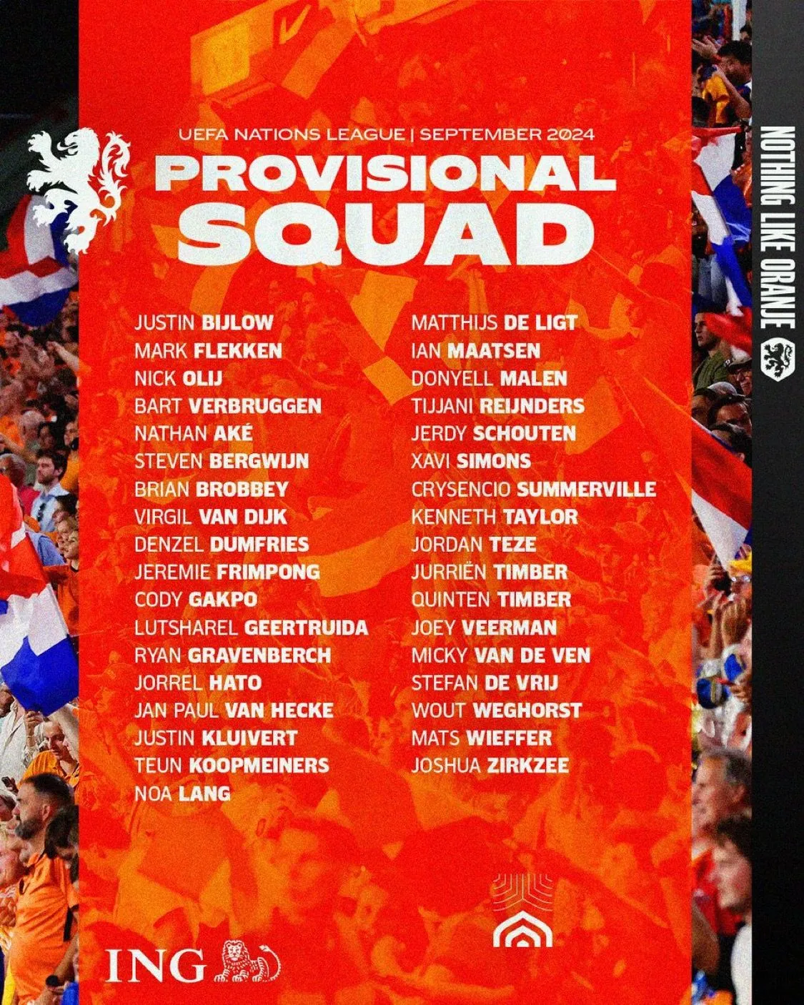 Bondscoach Koeman neemt drie Feyenoorders op in voorselectie Oranje