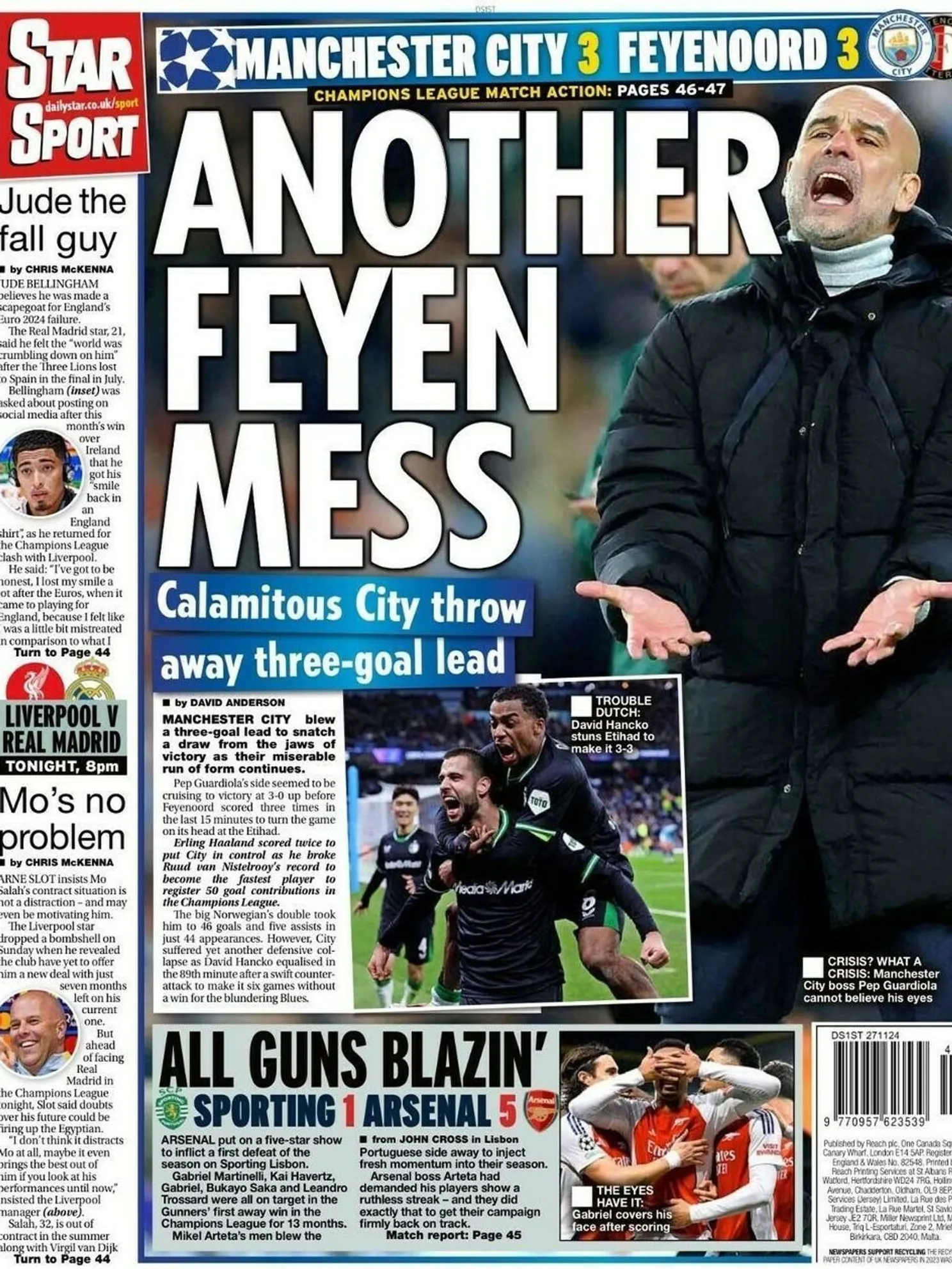 Buitenlandse media vol ongeloof na historische comeback Feyenoord