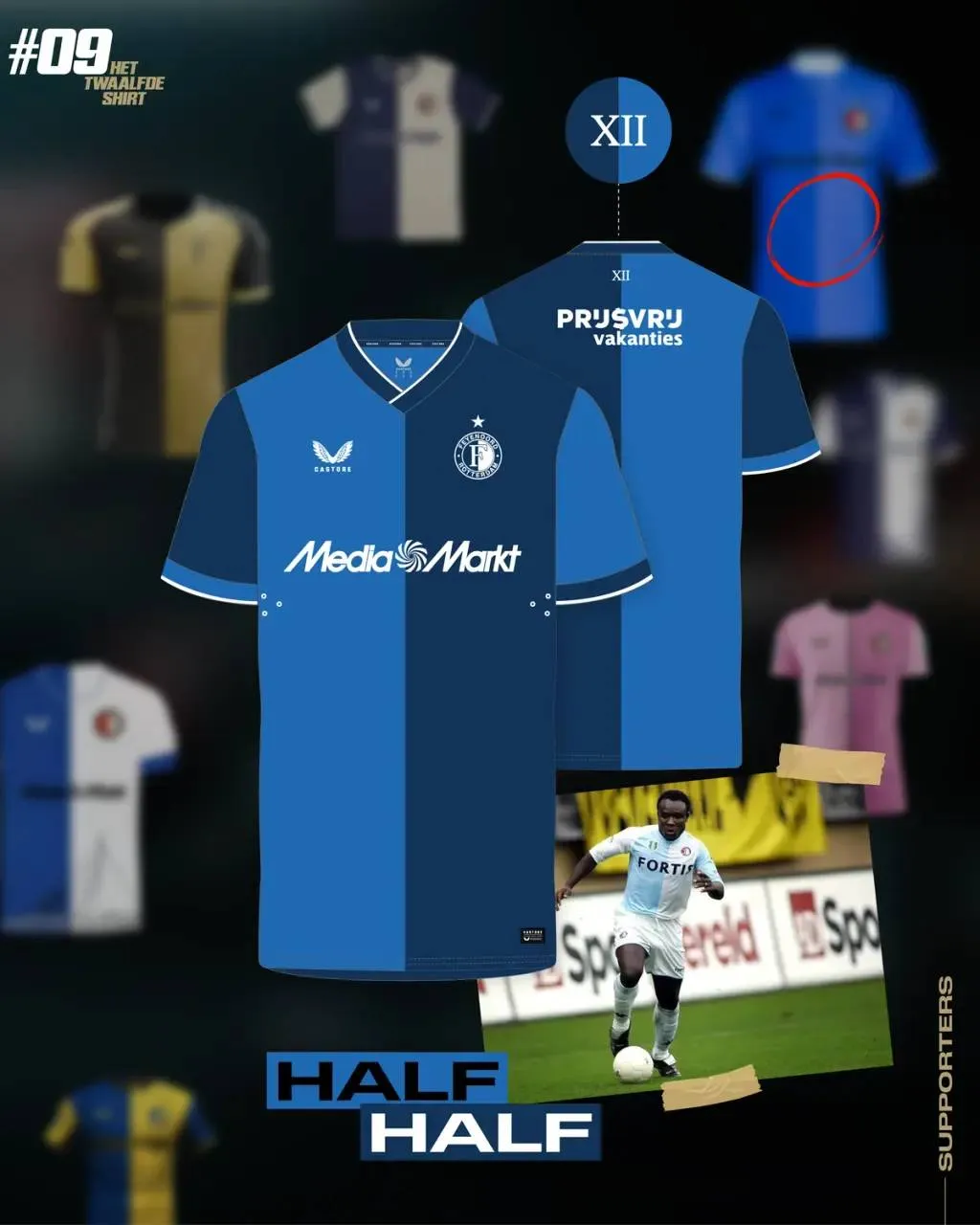 Dit zijn de ontwerpen: kies nu jouw favoriet voor Het Twaalfde Shirt