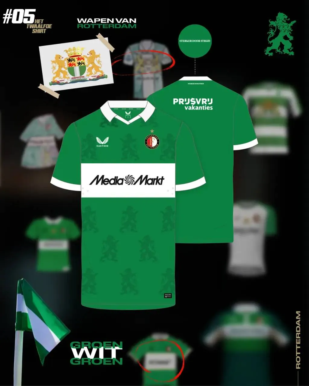 Dit zijn de ontwerpen: kies nu jouw favoriet voor Het Twaalfde Shirt