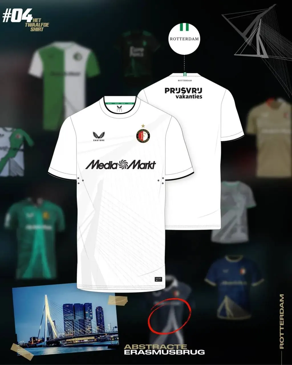 Dit zijn de ontwerpen: kies nu jouw favoriet voor Het Twaalfde Shirt
