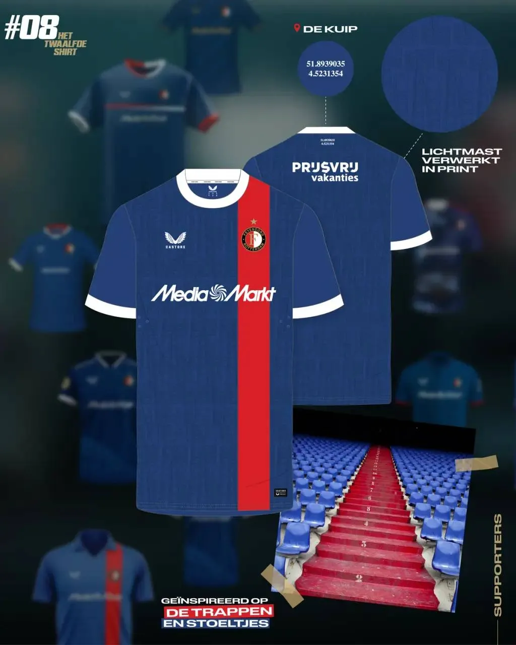 Dit zijn de ontwerpen: kies nu jouw favoriet voor Het Twaalfde Shirt