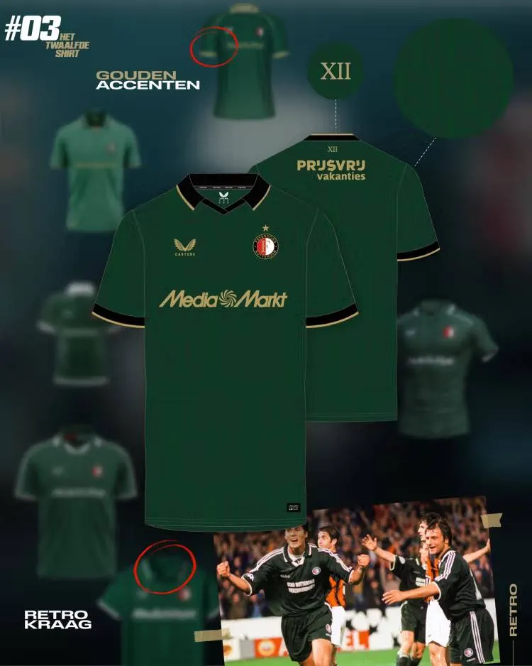 Dit zijn de drie populairste ontwerpen voor Het Twaalfde Shirt