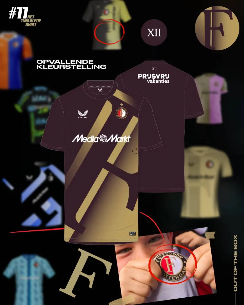 Dit zijn de ontwerpen: kies nu jouw favoriet voor Het Twaalfde Shirt