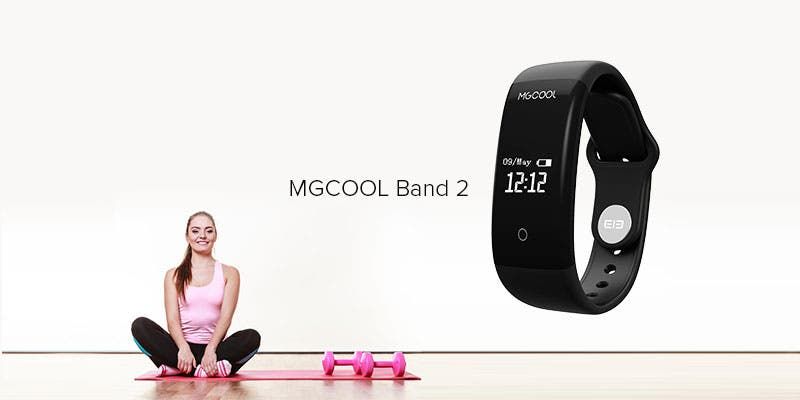MGCOOL Band 2 guarantees accurate activity tracking with a tri-axis sensor