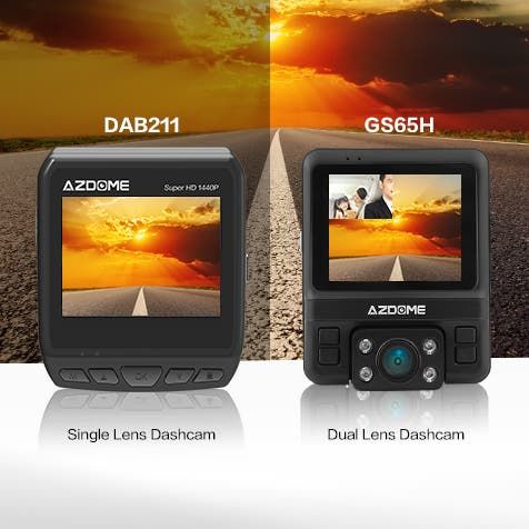 Azdome DAB211 vs GS65H: Best Bang for the Buck Car Dash Cam?