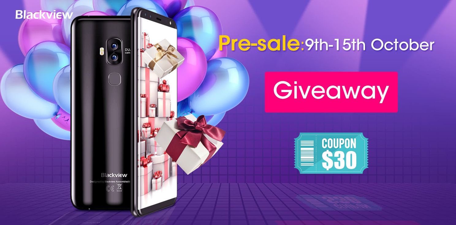 Blackview S8 presales are up + giveaway event