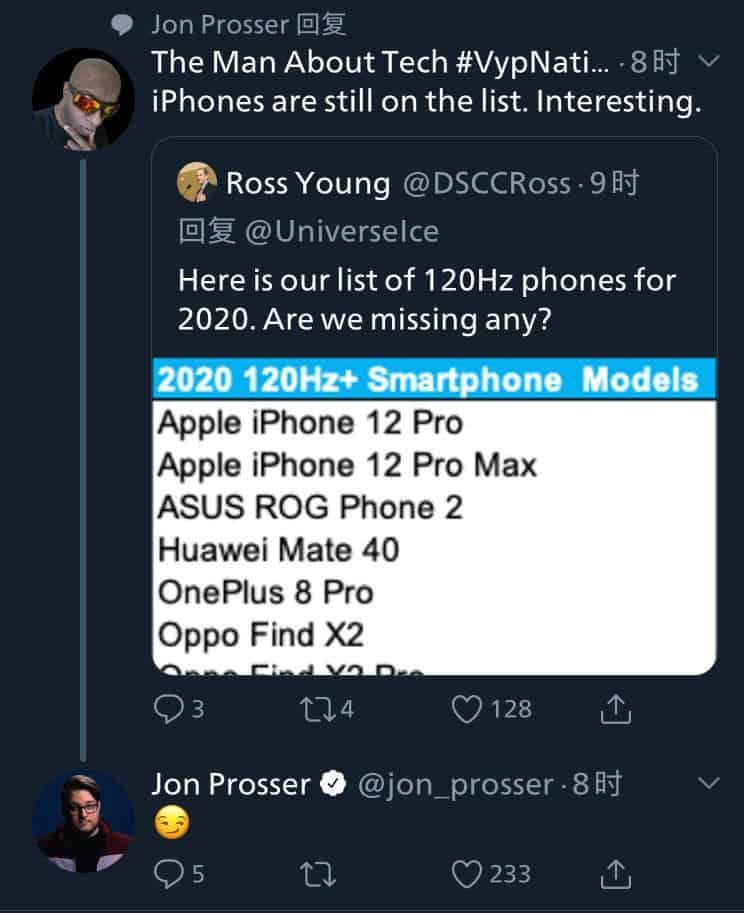 iPhone 12 Pro To Sport 120Hz Refresh Rate Screen And More