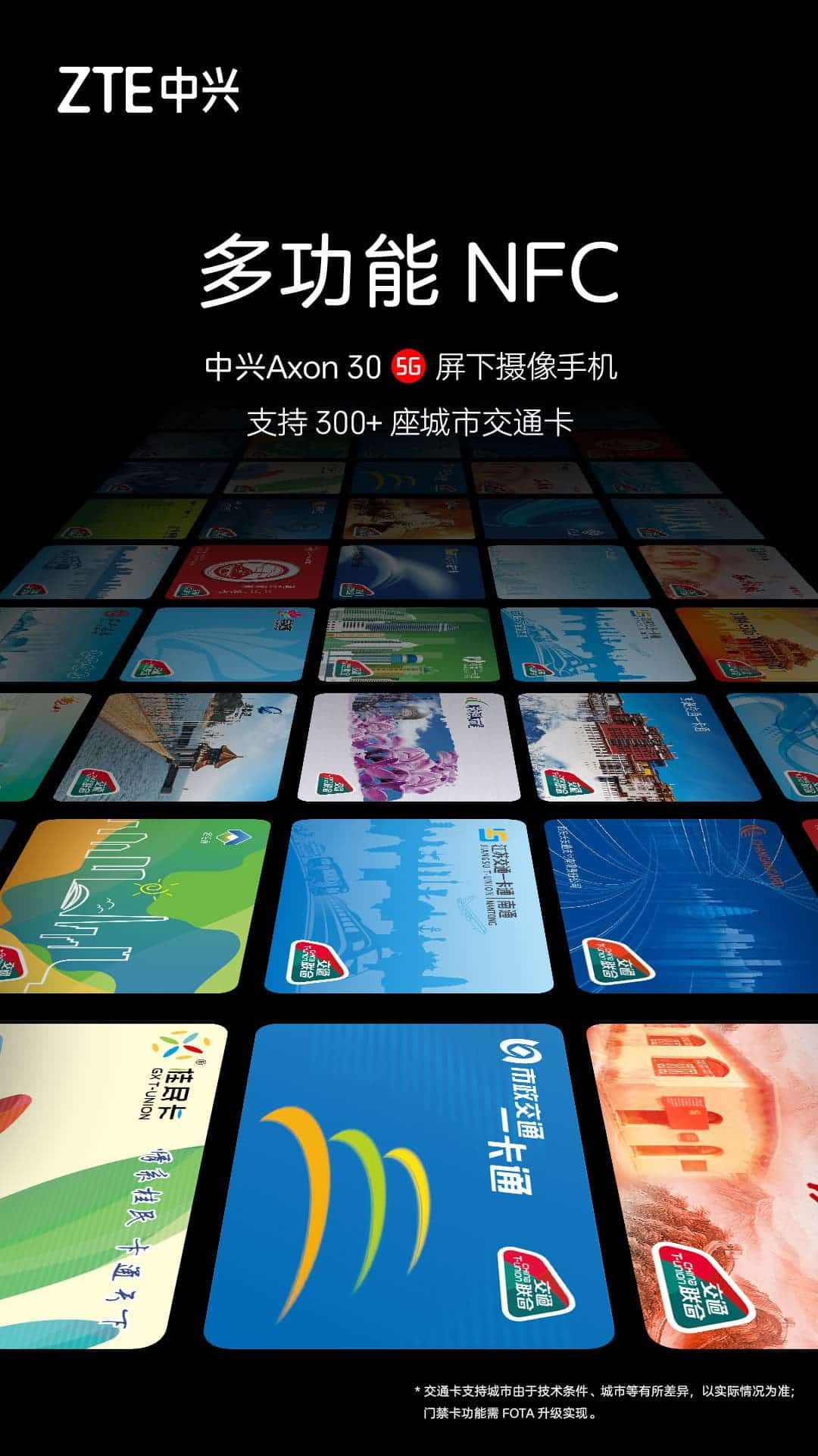 ZTE Axon 30 To Sport The Latest NFC Chip And UDC Pro Display Chip