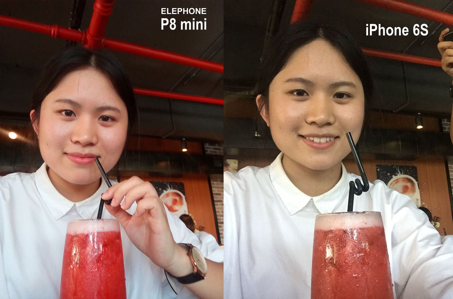 Elephone P8 Mini vs iPhone 6S - Camera Comparison