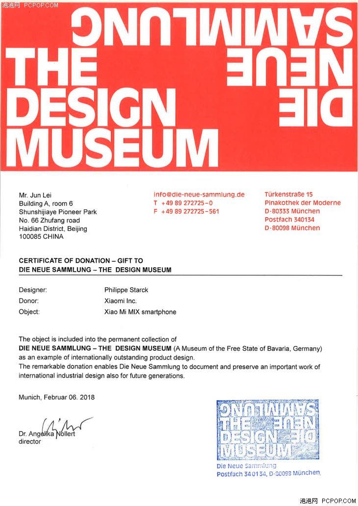 Design Museum of Munich Included Xiaomi Mi MIX In Its Collection