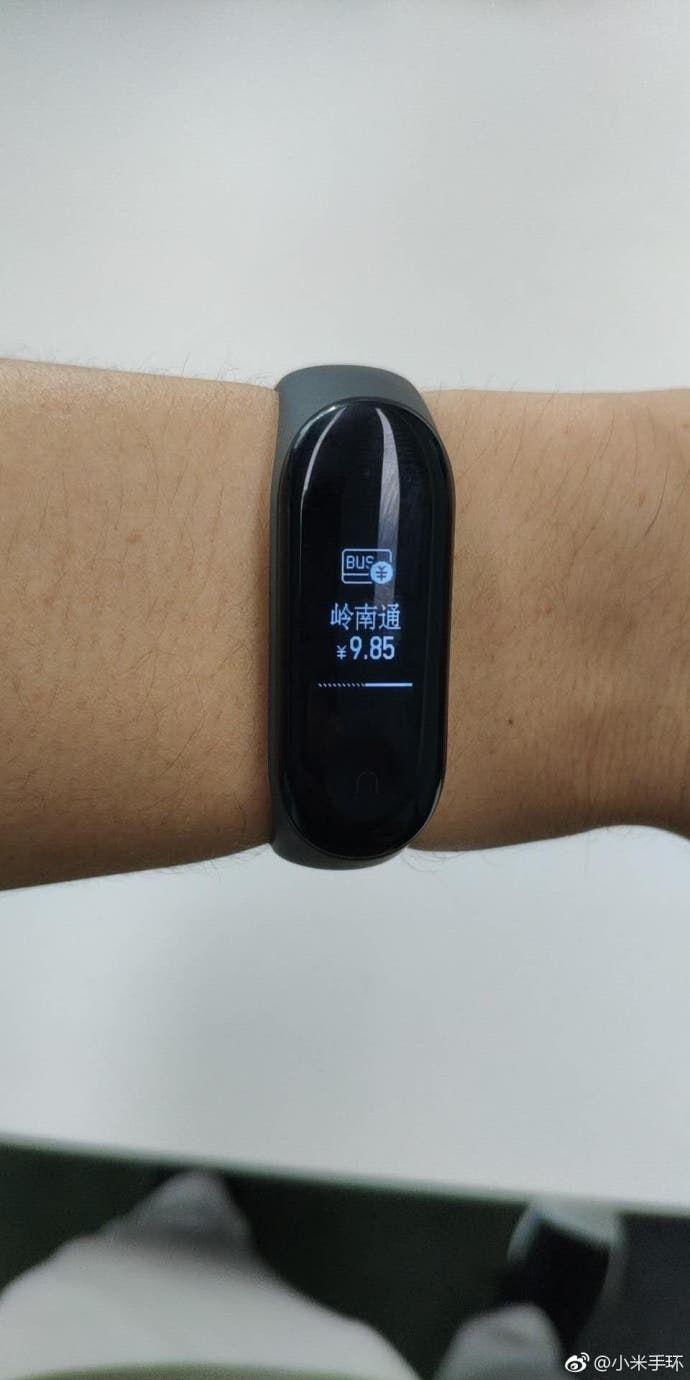 Xiaomi Mi Band 3 NFC Version Tested and Leaked on Photo