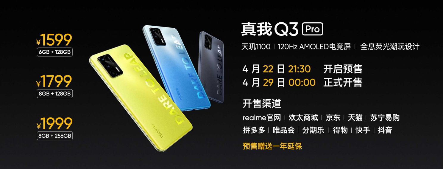 Realme Q3, Q3 Pro and Q3i Announced: Amazing Features And Low Prices