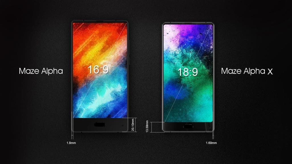 New 18:9 Maze Alpha X model coming in November