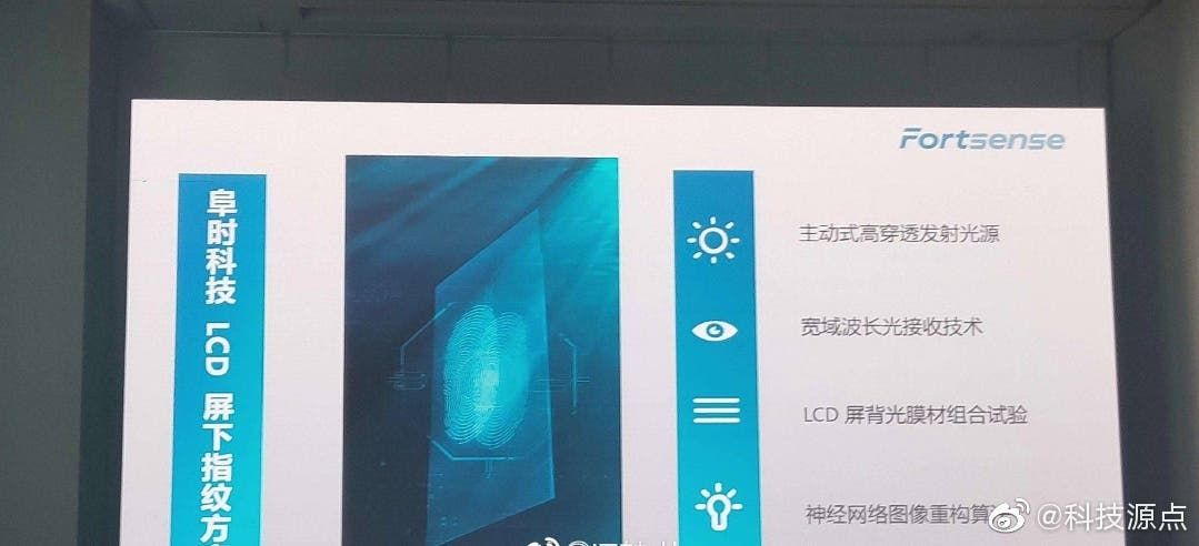 Fortsense brings the world's first LCD screen fingerprint solution