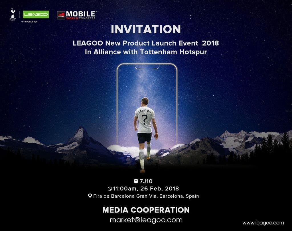 Will Harry Kane help launch the LEAGOO S9/S9 Pro at MWC 2018 ?