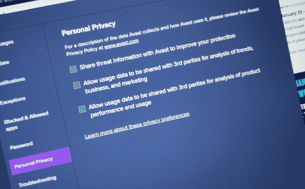 Avast free antivirus has been selling your browsing history to the highest bidder