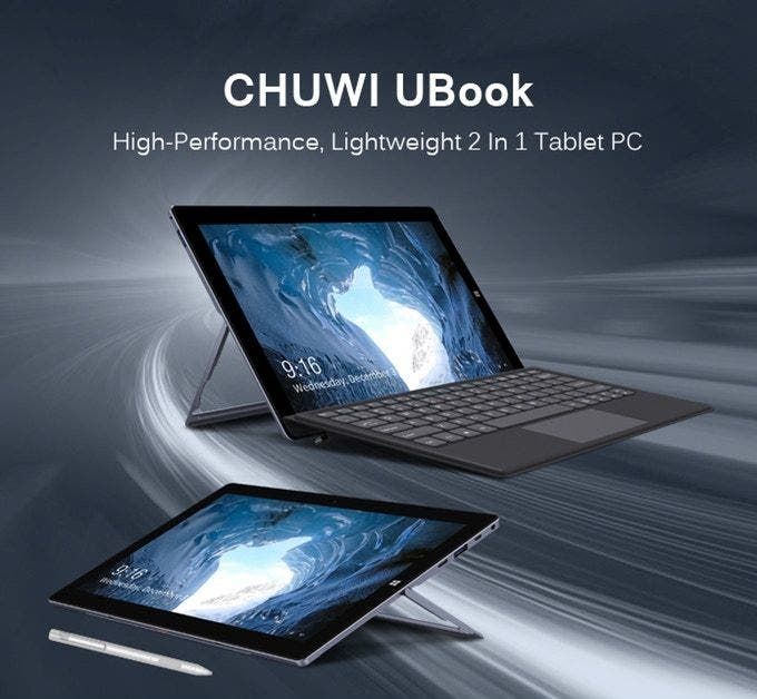 CHUWI Ubook Kickstarter campaign officially launched today