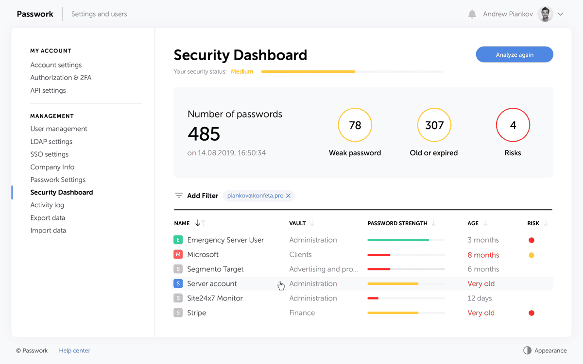 Passwork review: one of the best password managers for business