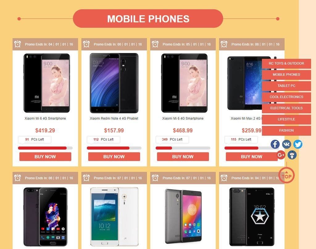 Discount galore on Gearbest for everybody